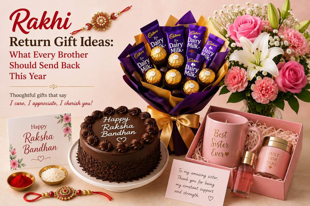 Rakhi return gift ideas for sisters