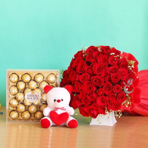 Love enchantment squad - Red rose bouquet