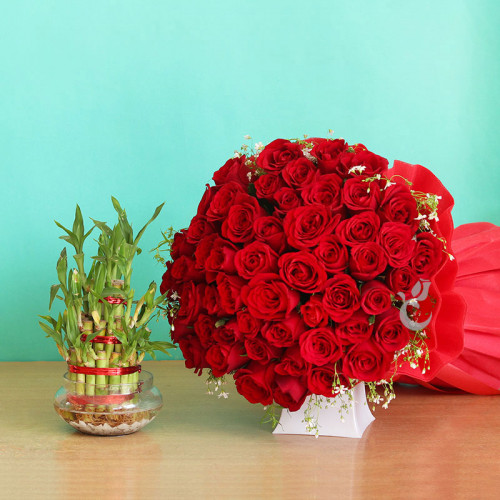 Love-Luck Stories - Red rose bouquet