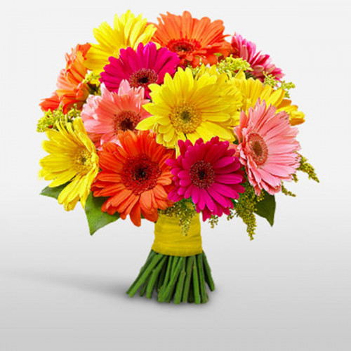 Joyous Celebration - Mixed gerberas bouquet