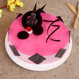 Strawberry Cheese cake: Available in Half Kg, One Kg, One and Half Kg, Two Kg & Three Kg Strawberry Cheese cake