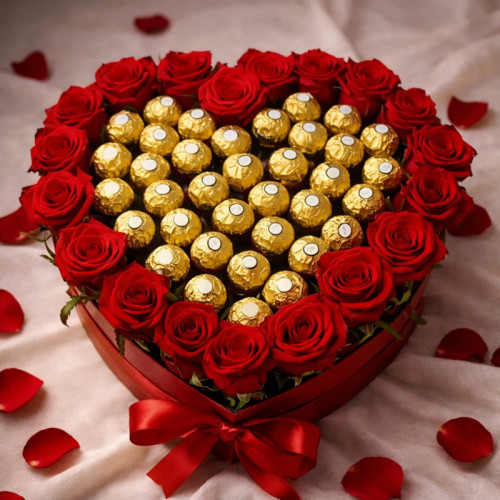 Sweetness Overloaded - Red rose arrangement