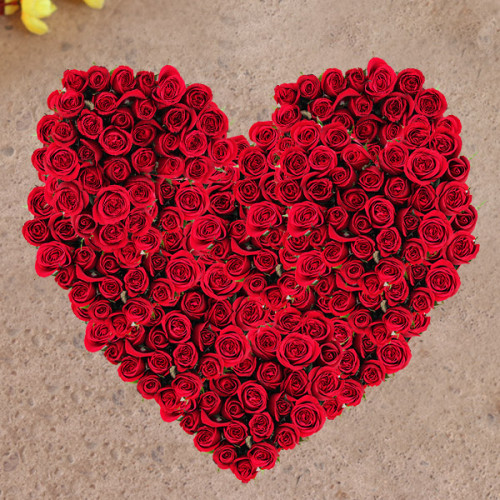 Joyful Bouquet - Red rose arrangement