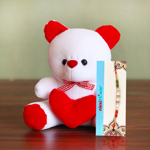 6 inch teddy, 1 Rakhi