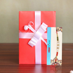 Greeting Card with Rakhi