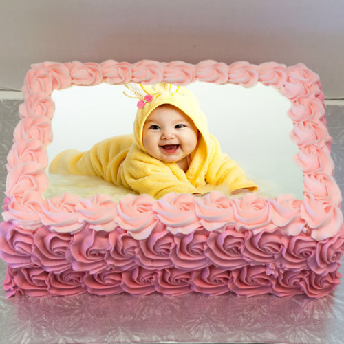 Tasty Photo Vanilla Cake: Available in Half Kg, One Kg, One and Half Kg, Two Kg & Three Kg Tasty Photo Vanilla Cake