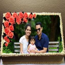 Picture Perfect Cake: Available in Half Kg, One Kg, One and Half Kg, Two Kg & Three Kg Picture Perfect Cake