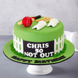 Cricket Lover Cake: Available in Half Kg, One Kg, One and Half Kg, Two Kg & Three Kg Cricket Lover Cake