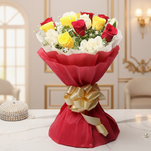 Special Love Warmth - Mixed rose bouquet