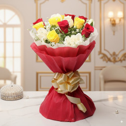 Special Love Warmth - Mixed rose bouquet