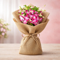 Love Sitters - White orchid bouquet