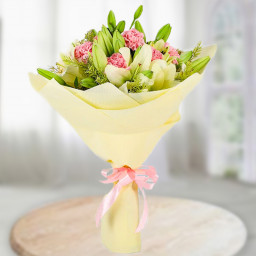 Loaded With Grace - White lilies bouquet