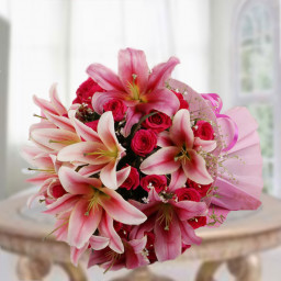 In-Pink Impinge - Pink rose bouquet