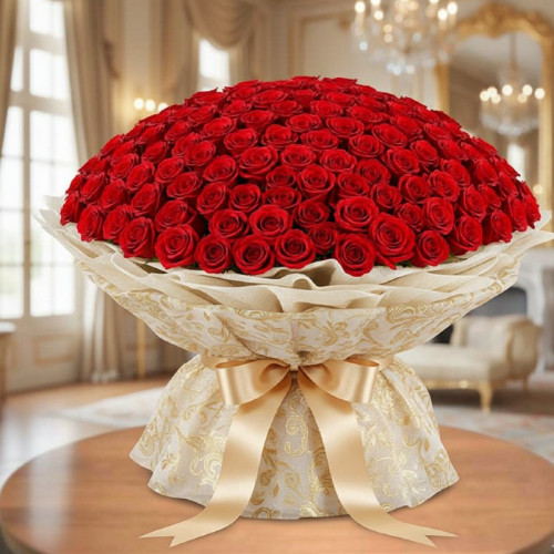 My Big Surprise - Red rose bouquet