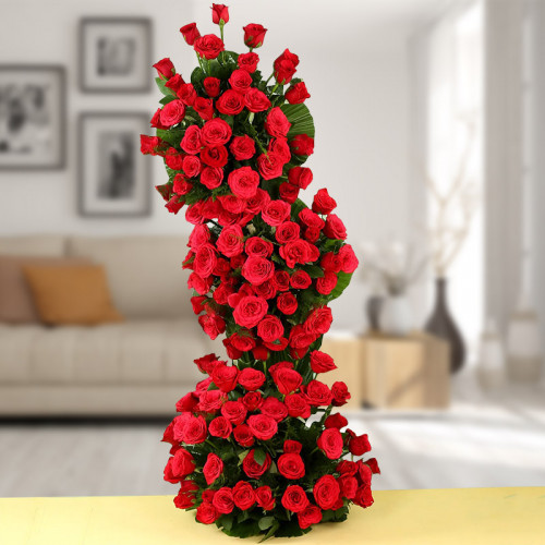 Heights Of Love - Red rose bouquet