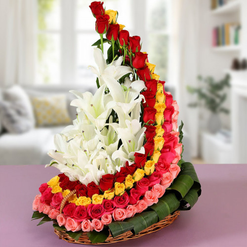 Deck Of Flowers - Red rose bouquet