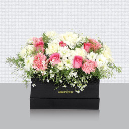 Essence Of Life - White rose arrangement
