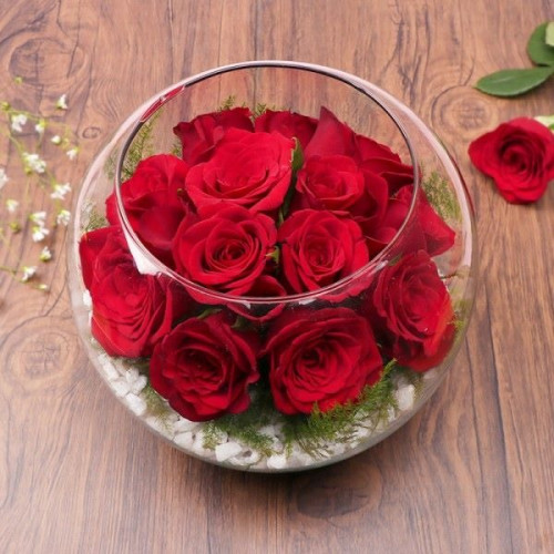 Dig In Roses - Red rose arrangement