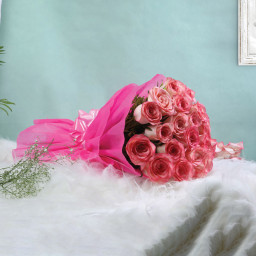 Pink Serenity - Pink rose bouquet