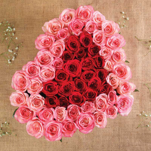 Rosy Romance - Red rose bouquet