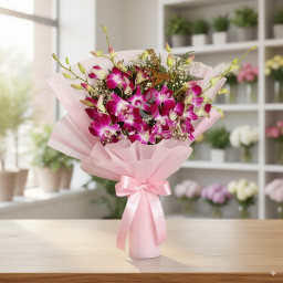 6 Orchids Bouquet