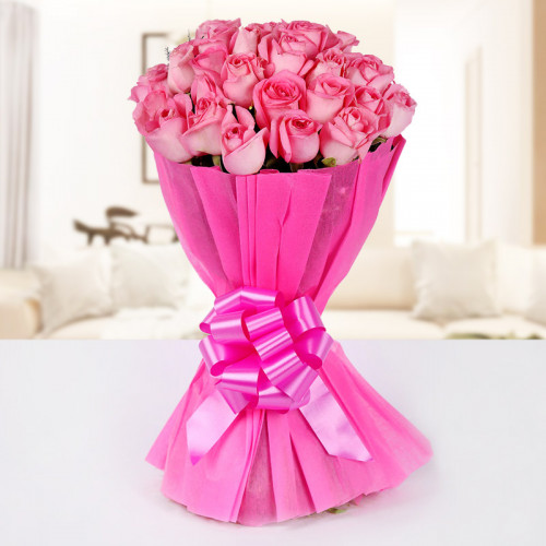 Pink Passion - Pink rose bouquet
