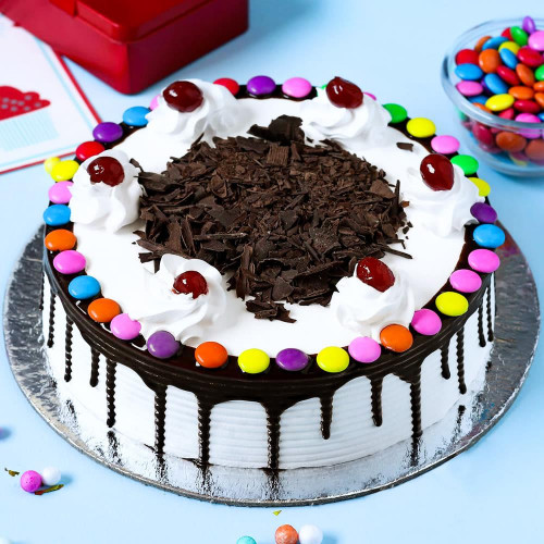 BlackForest Gems Cake: Available in Half Kg, One Kg, One and Half Kg, Two Kg & Three Kg BlackForest Gems Cake