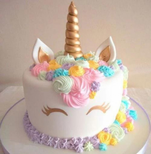 Unicorn Theme Cake: Available in Half Kg, One Kg, One and Half Kg, Two Kg & Three Kg Unicorn Theme Cake