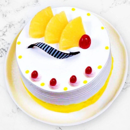 Tasty Pineapple Cake: Available in Half Kg, One Kg, One and Half Kg, Two Kg & Three Kg Tasty Pineapple Cake