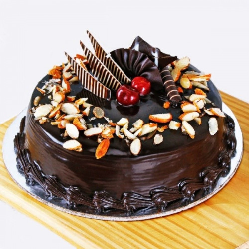 Chocolate Almond Cake: Available in Half Kg, One Kg, One and Half Kg, Two Kg & Three Kg Chocolate Almond Cake