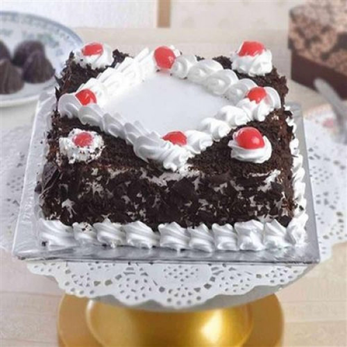 BlackForest Square Cake: Available in Half Kg, One Kg, One and Half Kg, Two Kg & Three Kg BlackForest Square Cake