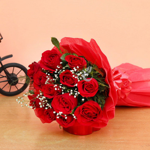 Beloved, It's You - Red rose bouquet