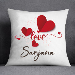 Valentine’s Day Pretty Hearts - A Cushion Gift