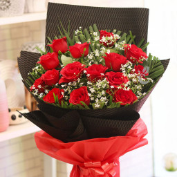 Red Hot - Red rose bouquet